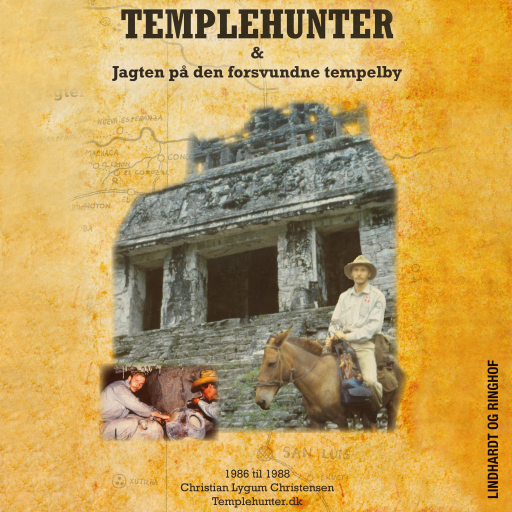 Portada del audiolibro «Den forsvundne tempelby», de Christian Christensen