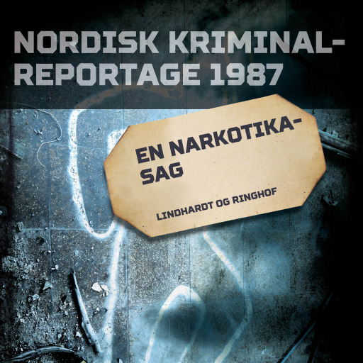 Portada del audiolibro «En narkotikasag», de Diverse