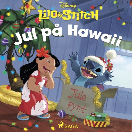 Portada del audiolibro «Lilo & Stitch – Jul på Hawaii», de Disney