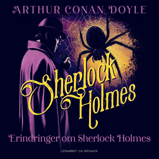 Portada del audiolibro «Erindringer om Sherlock Holmes», de Arthur Conan Doyle