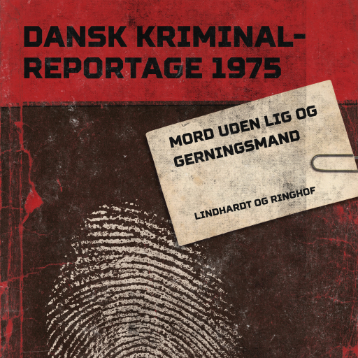Portada del audiolibro «Mord uden lig og gerningsmand», de Diverse