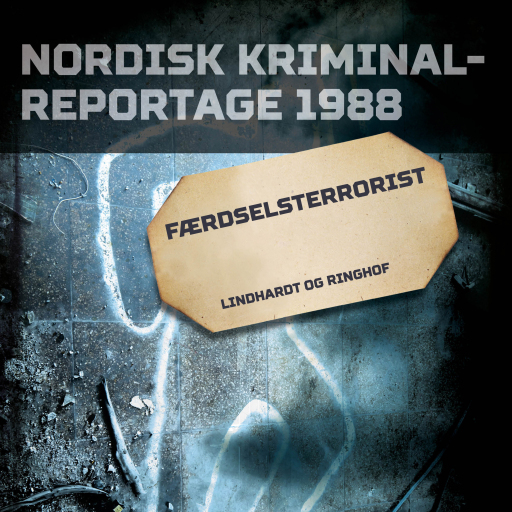Portada del audiolibro «Færdselsterrorist», de Diverse