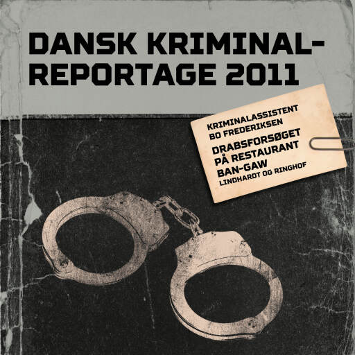Portada del audiolibro «Drabsforsøget på restaurant Ban–Gaw», de Diverse
