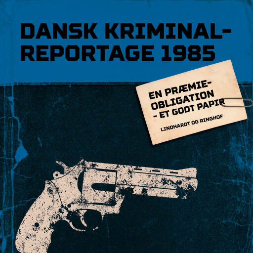 Portada del audiolibro «En præmieobligation – et godt papir», de Diverse