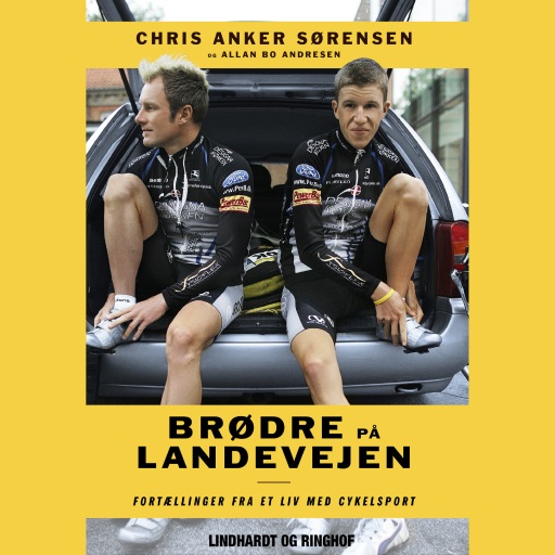 Portada del audiolibro «Brødre på landevejen», de Chris Anker Sørensen, Allan Bo Andresen
