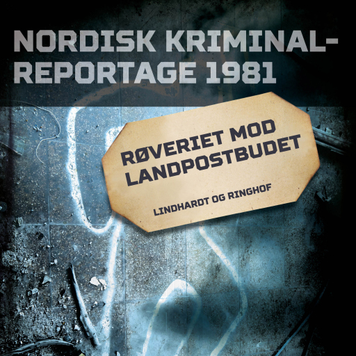 Portada del audiolibro «Røveriet mod landpostbudet», de Diverse