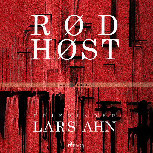 Portada del audiolibro «Rød høst», de Lars Ahn