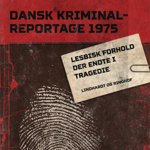 Portada del audiolibro «Lesbisk forhold der endte i tragedie», de Diverse
