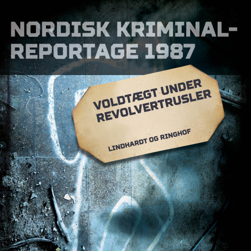 Portada del audiolibro «Voldtægt under revolvertrusler», de Diverse
