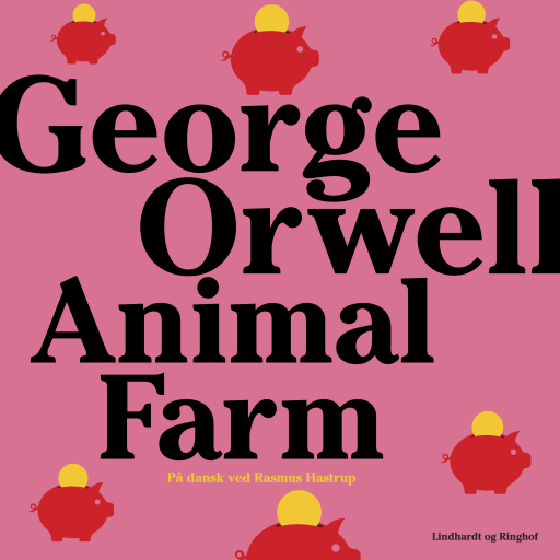 Portada del audiolibro «Animal Farm», de George Orwell