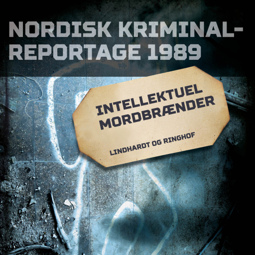 Portada del audiolibro «Intellektuel mordbrænder», de Diverse