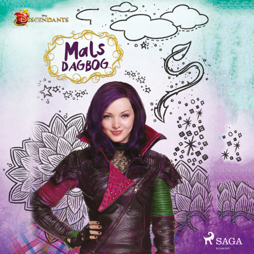 Portada del audiolibro «Descendants: Mals dagbog», de Disney