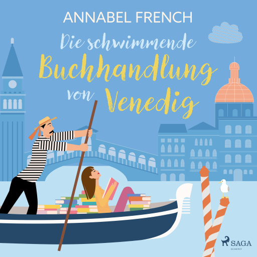 Portada del audiolibro «Die schwimmende Buchhandlung von Venedig», de Annabel French