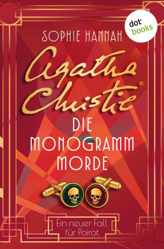 Portada del libro «Die Monogramm-Morde», de Sophie Hannah als Agatha Christie, Giovanni Bandini