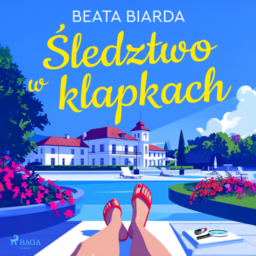Portada del audiolibro «Śledztwo w klapkach», de Beata Biarda