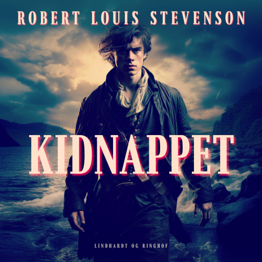 Portada del audiolibro «Kidnappet», de Robert Louis Stevenson