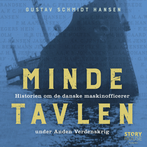 Portada del audiolibro «Mindetavlen», de Gustav Schmidt Hansen