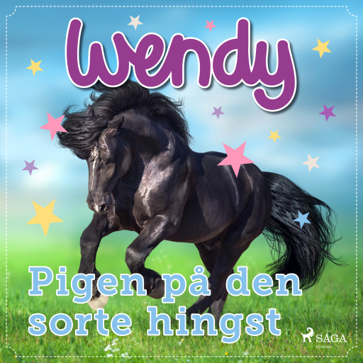 Portada del audiolibro «Wendy – Pigen på den sorte hingst», de Diverse