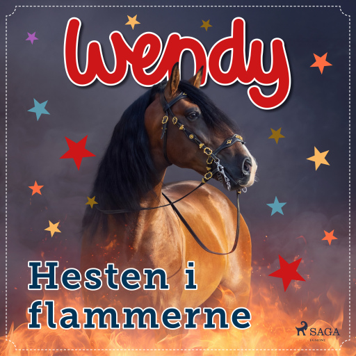 Portada del audiolibro «Wendy – Hesten i flammerne», de Diverse