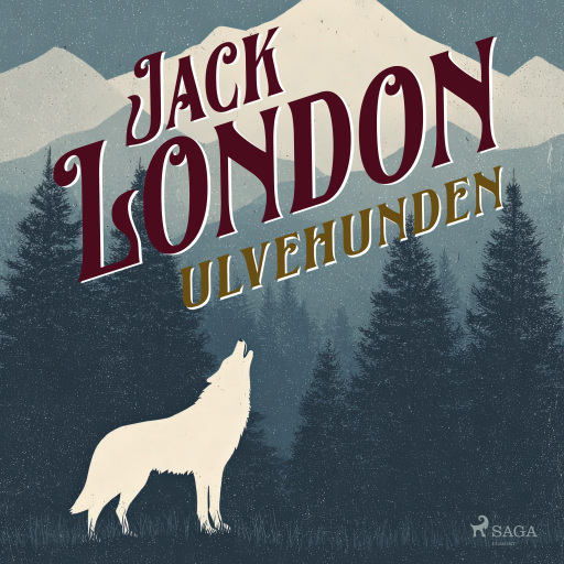 Portada del audiolibro «Ulvehunden», de Jack London