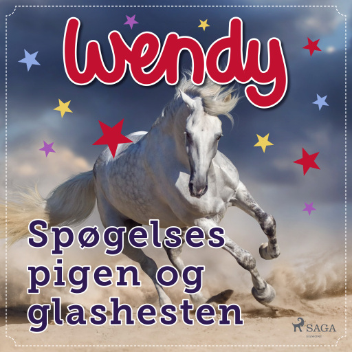 Portada del audiolibro «Wendy – Spøgelsespigen og glashesten», de Diverse
