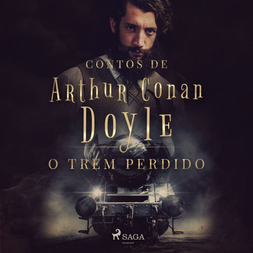 Portada del audiolibro «O trem perdido», de Arthur Conan Doyle