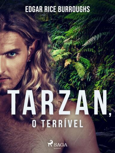 Portada del libro «Tarzan, o terrível», de Edgar Rice Burroughs