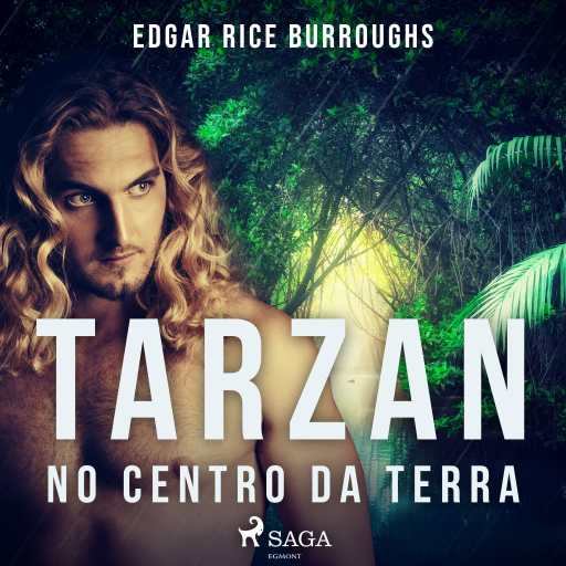 Portada del audiolibro «Tarzan no centro da terra», de Edgar Rice Burroughs