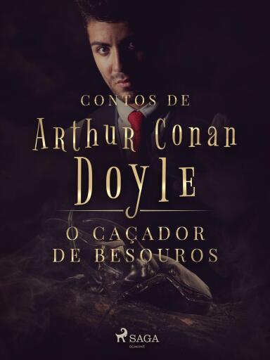 Portada del libro «O caçador de besouros», de Arthur Conan Doyle