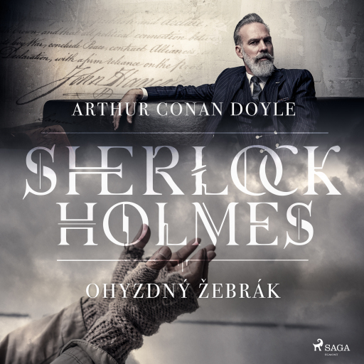 Portada del audiolibro «Ohyzdný žebrák», de Arthur Conan Doyle
