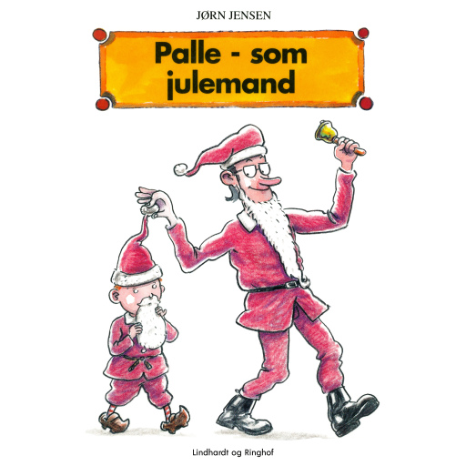 Portada del audiolibro «Palle som julemand», de Jørn Jensen