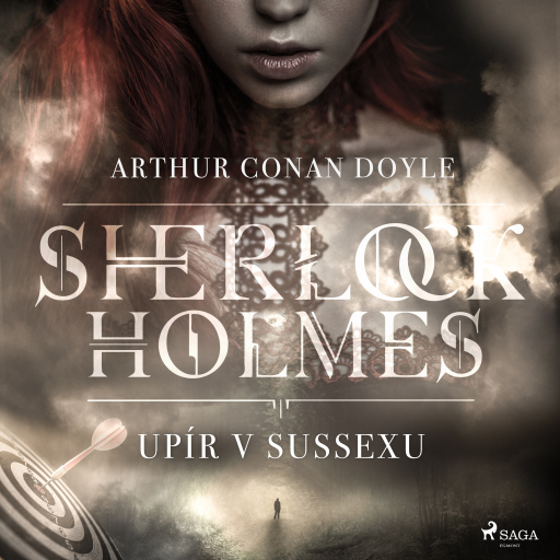 Portada del audiolibro «Upír v Sussexu», de Arthur Conan Doyle