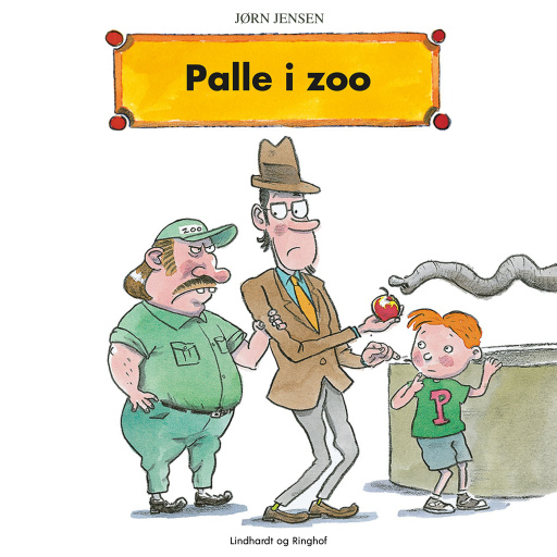 Portada del audiolibro «Palle i zoo», de Jørn Jensen