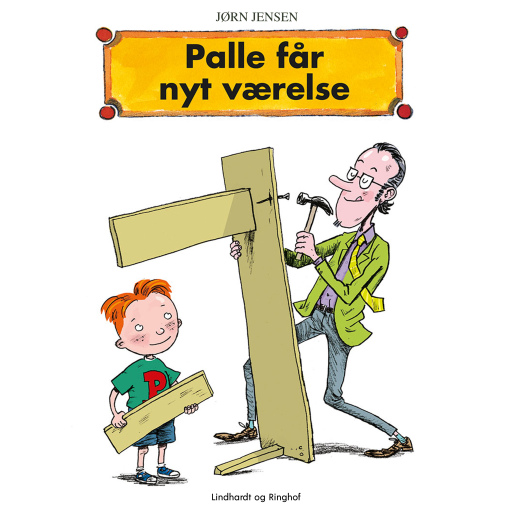 Portada del audiolibro «Palle får nyt værelse», de Jørn Jensen