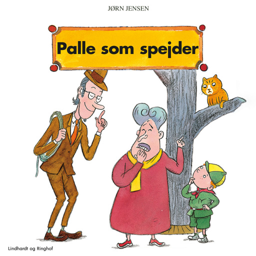 Portada del audiolibro «Palle som spejder», de Jørn Jensen
