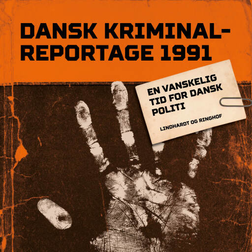 Portada del audiolibro «En vanskelig tid for dansk politi», de Diverse
