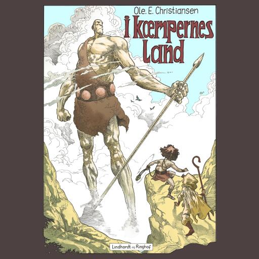 Portada del audiolibro «I kæmpernes land», de Ole E. Christiansen