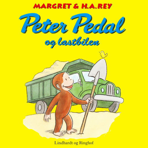 Portada del audiolibro «Peter Pedal og lastbilen», de H. A. Rey, Margret Rey