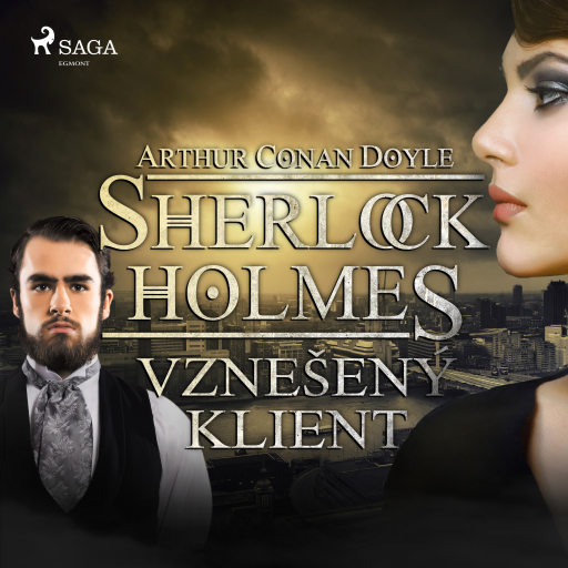 Portada del audiolibro «Vznešený klient», de Arthur Conan Doyle