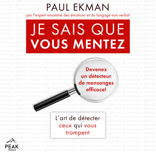 Portada del audiolibro «Je sais que vous mentez», de Paul Ekman