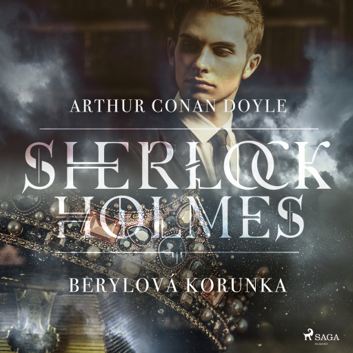 Portada del audiolibro «Berylová korunka», de Arthur Conan Doyle
