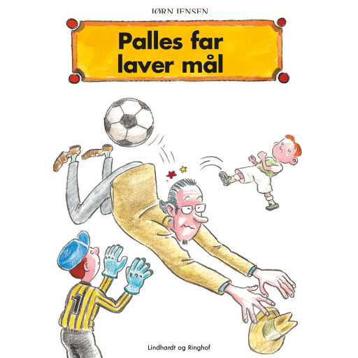 Portada del audiolibro «Palles far laver mål», de Jørn Jensen