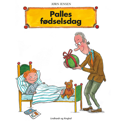 Portada del audiolibro «Palles fødselsdag», de Jørn Jensen