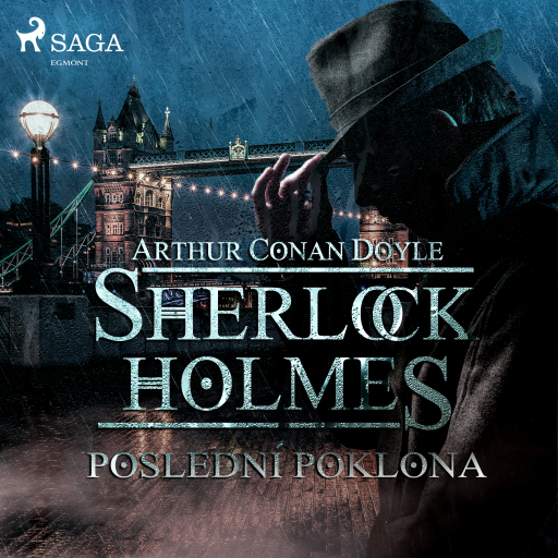 Portada del audiolibro «Poslední poklona», de Arthur Conan Doyle