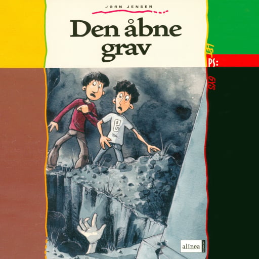 Portada del audiolibro «Den åbne grav», de Jørn Jensen
