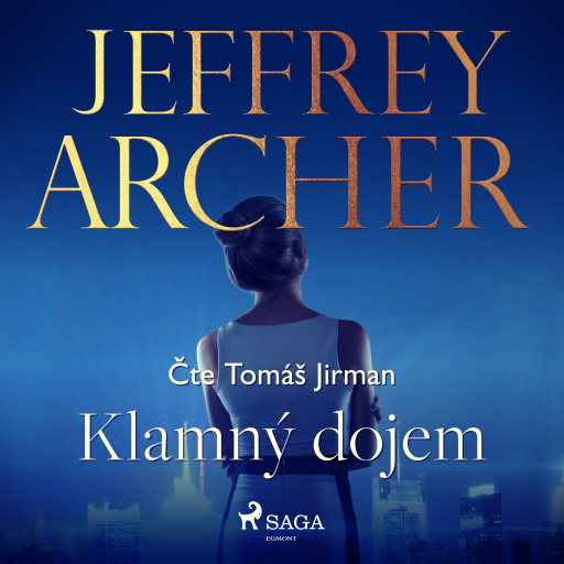 Portada del audiolibro «Klamný dojem», de Jeffrey Archer