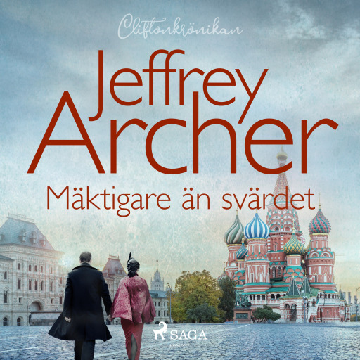 Portada del audiolibro «Mäktigare än svärdet», de Jeffrey Archer