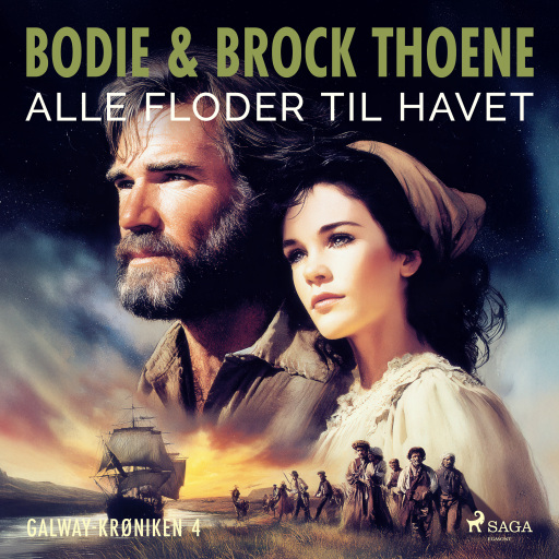 Portada del audiolibro «Alle floder til havet», de Bodie Thoene, Brock Thoene