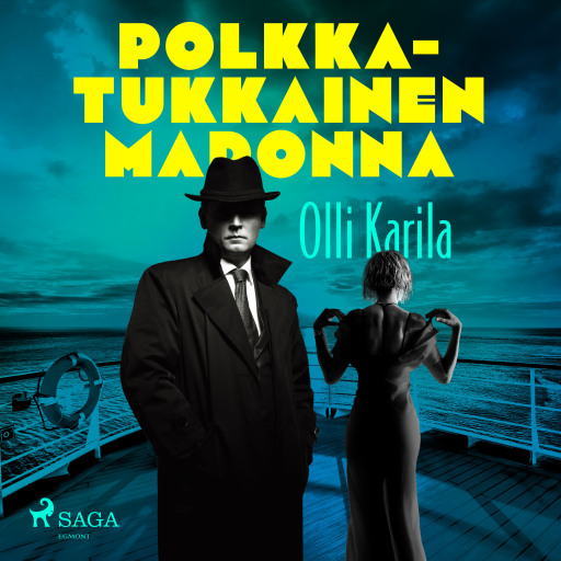 Portada del audiolibro «Polkkatukkainen madonna», de Olli Karila