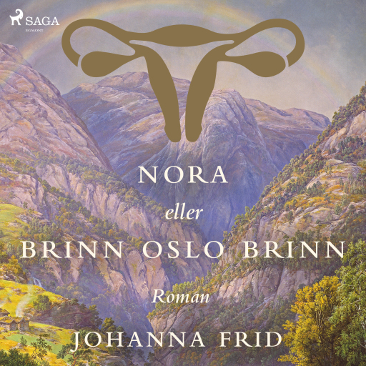 Portada del audiolibro «Nora eller Brinn Oslo brinn», de Johanna Frid